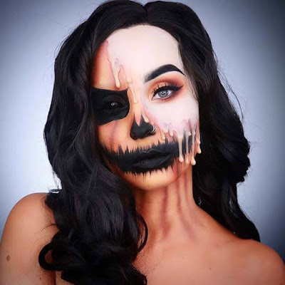 20+ Creative DIY Pumpkin Halloween Makeup Styles In 2019 Pumpkins are a traditional Halloween decor and Halloween cannot be complete without Pumpk 20+ Creative DIY Pumpkin Halloween Makeup Styles In 2019