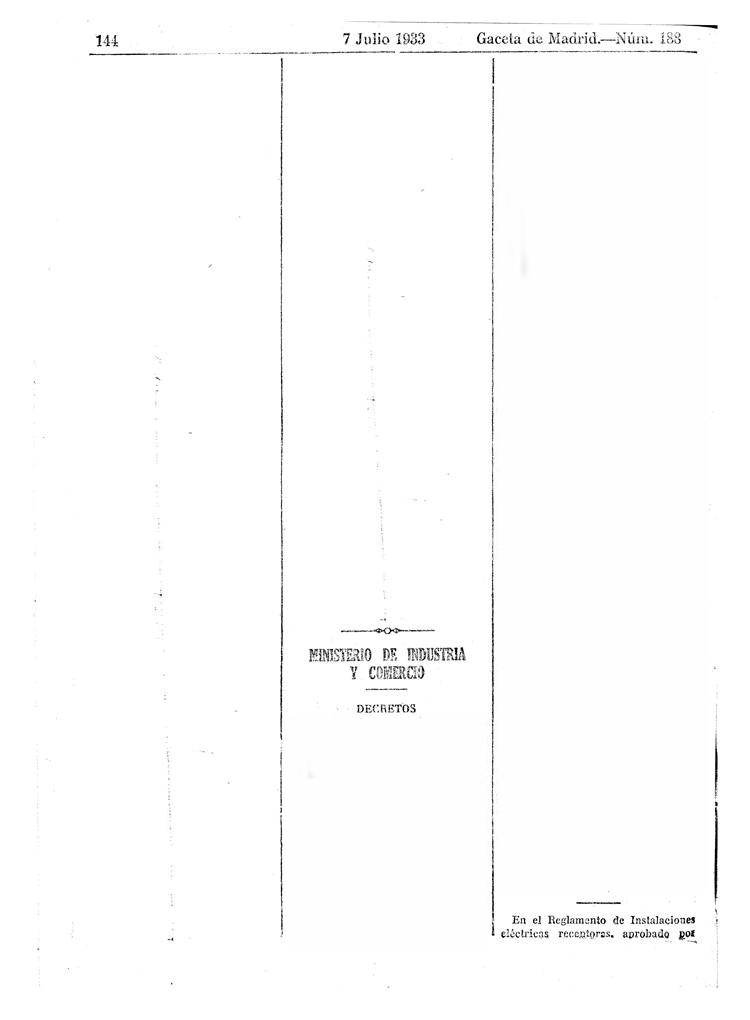reglamento instalaciones electricas receptoras 1933 - 01