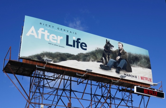 After Life series premiere billboard After Life series premiere billboard