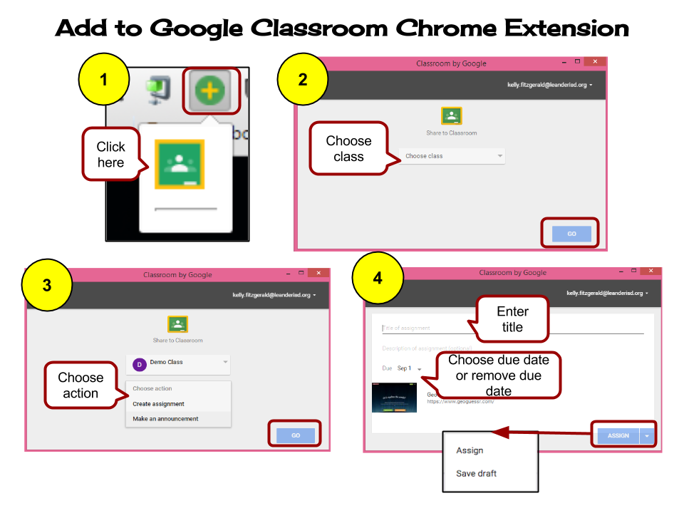 EdTech Nut Kelly Fitzgerald Add to Google Classroom Chrome Extension