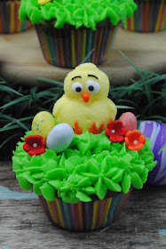 Cute Chicks, Easter Treats, Spring Chick Cupcakes 