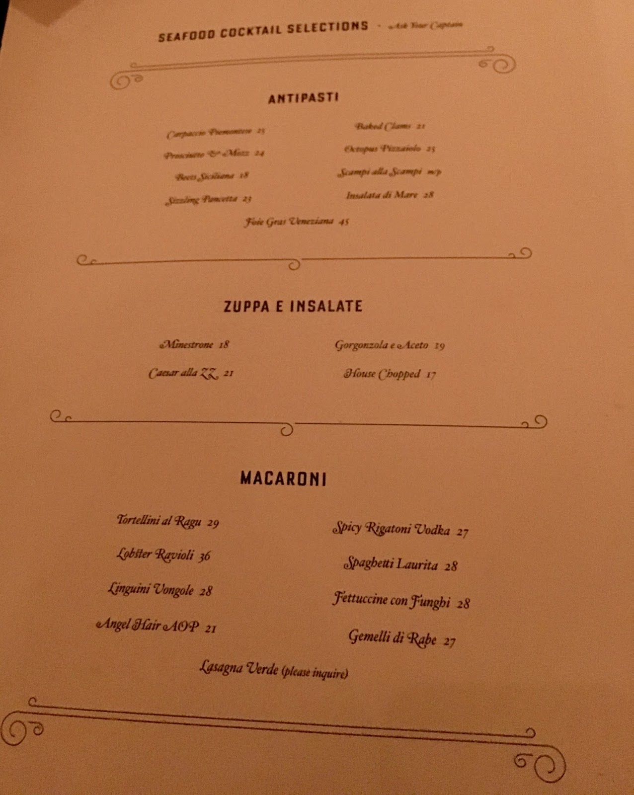 TASTE OF HAWAII CARBONE LAS VEGAS