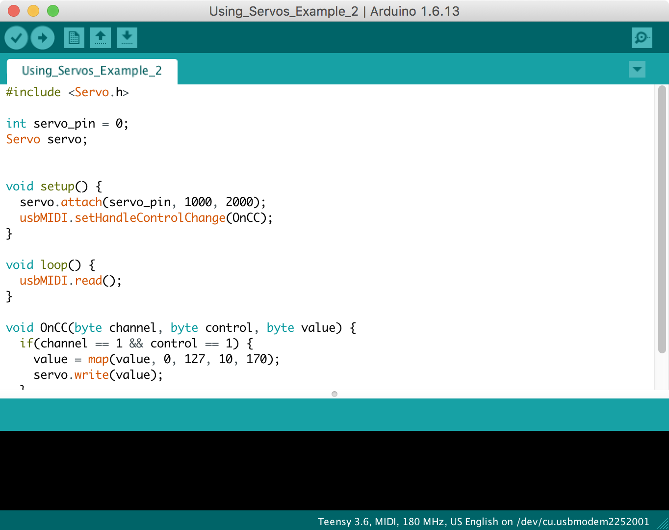 littlescale Teensy 3.6 Basics Using Servo Motors