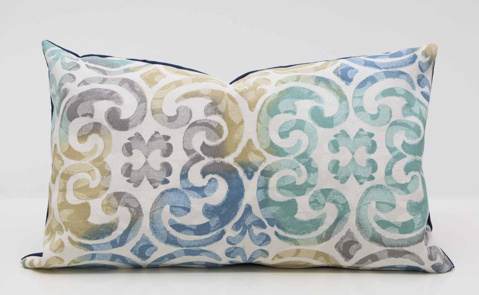 Orchids loft Aquamarine Pillows