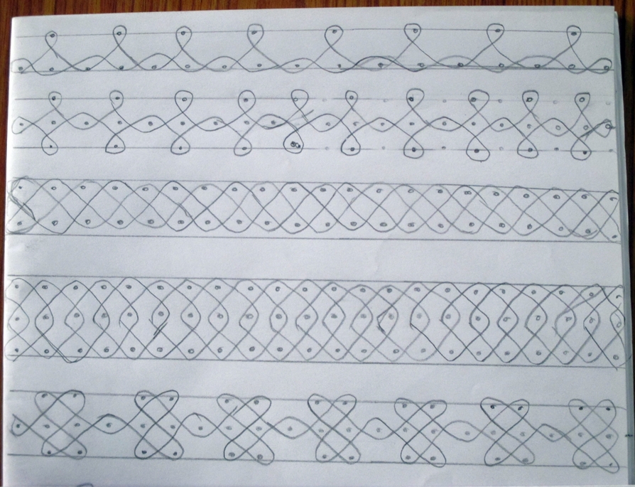 Border kolam designs 4