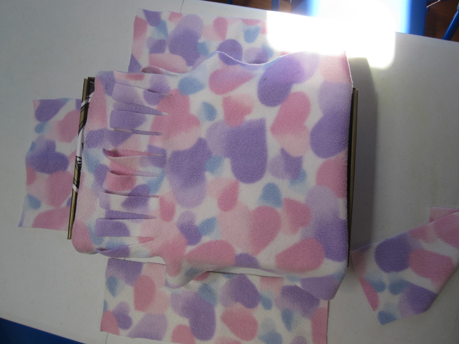 The Colors of my World: How to make a Barbie bed out of a cardboard box!