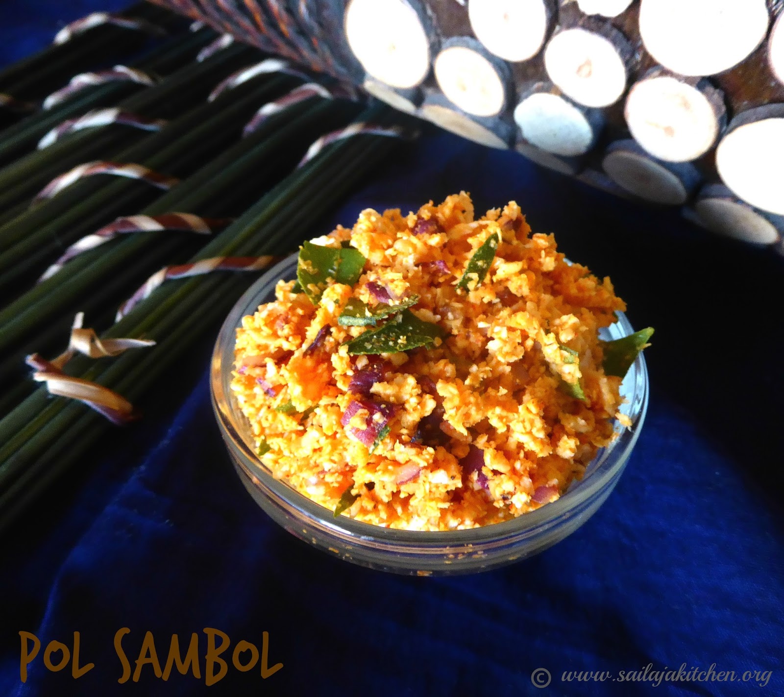 Sailaja Kitchen...A site for all food lovers! Pol Sambol Recipe