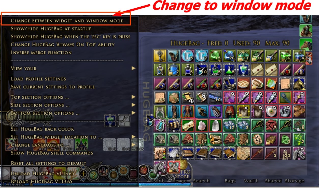 Wonderful Places in LOTRO's Middle Earth Huge Bag