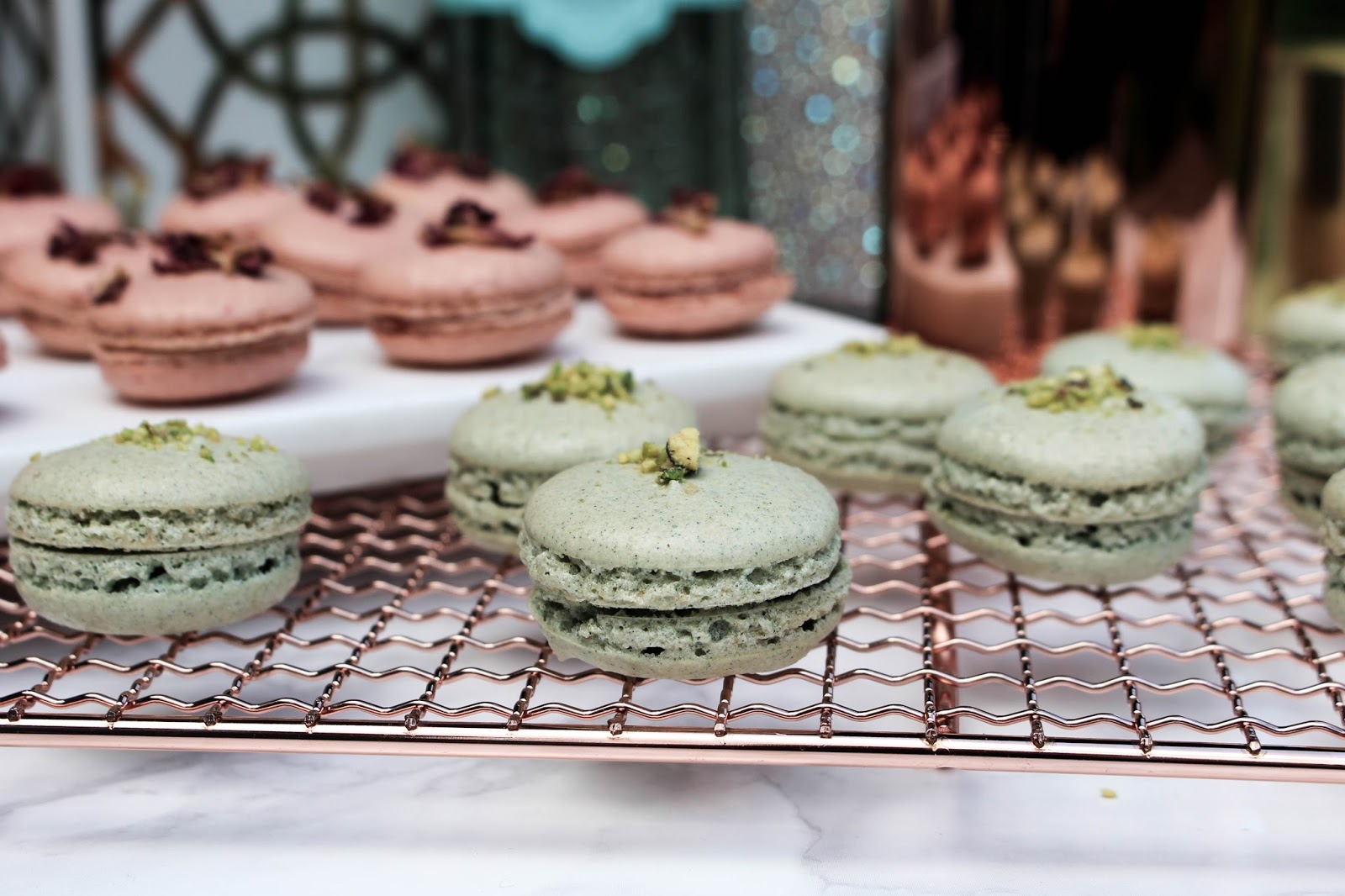 Pistachio Macarons Mon Dessert Pistachio Mini Macaron Kit
