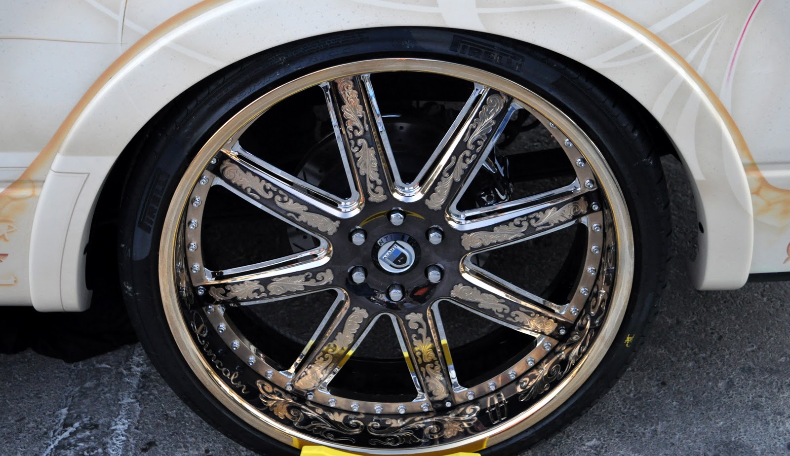 Just A Car Guy metal engraving is catching on to emphasis the chrome