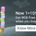 Vodafone 10GB Data in Price of 1GB for 4G Mobile users