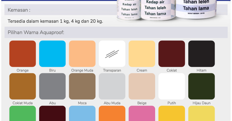 Populer 10 Warna Cat No Drop Oplosan Populer 10 Warna Cat No Drop Oplosan