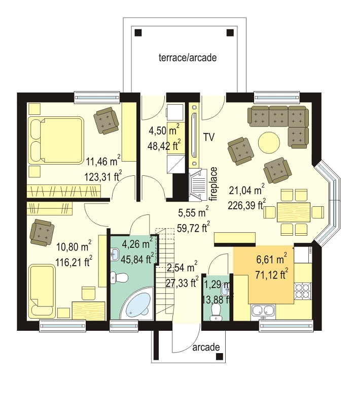 Small house floor plans are growingly attracting to homeowners who are searching a smaller house that is easier to manage. Smaller house plans are also more obtainable and appealing to those who want to retire in place or for new families just starting out. Mostly, choosing a small floor plan will increase your lifestyle by simplifying day-to-day routines. Here are the three-floor plans we offer that are perfect for your first home.