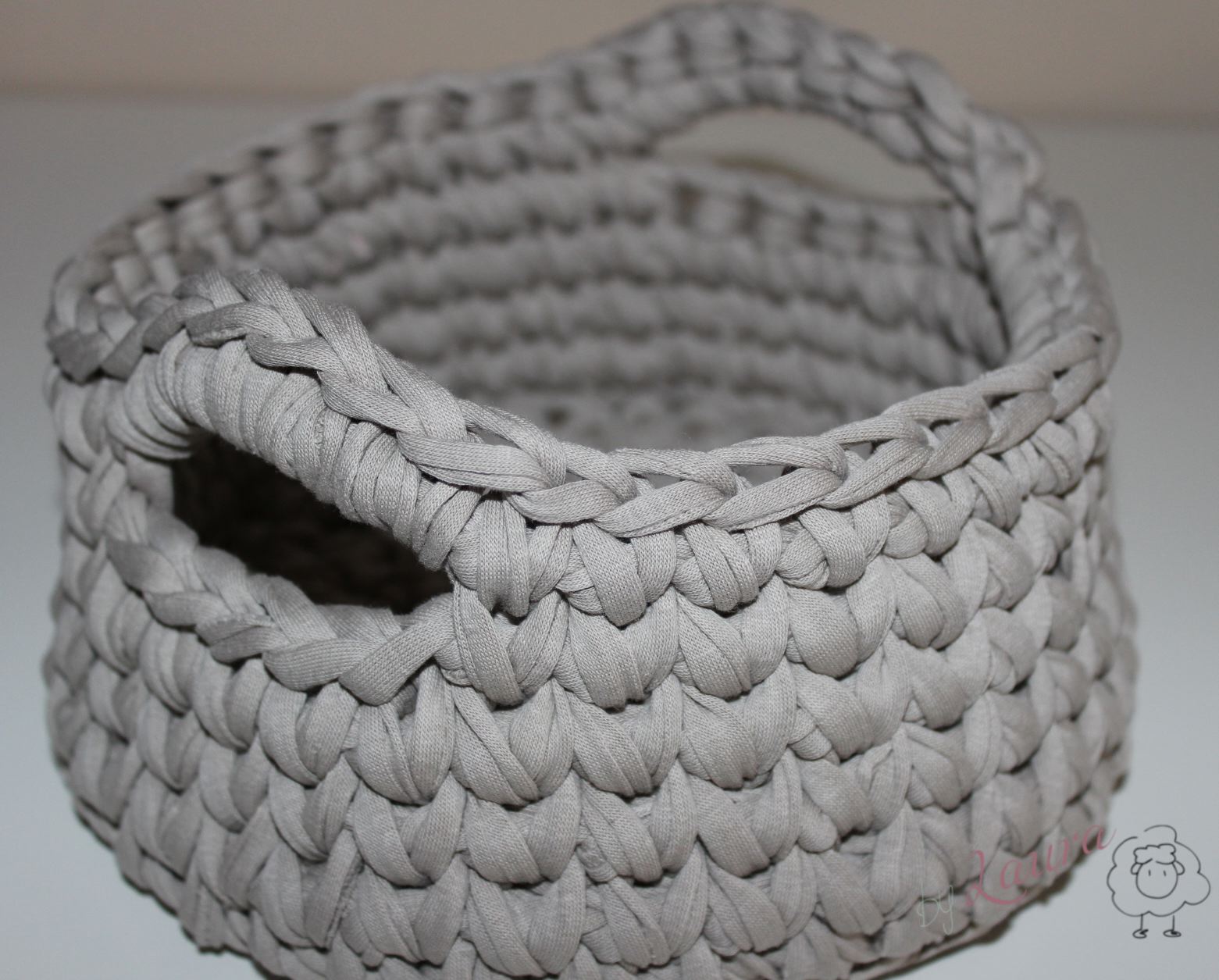 La cestita de la abuela: Cómo tejer una cesta de trapillo