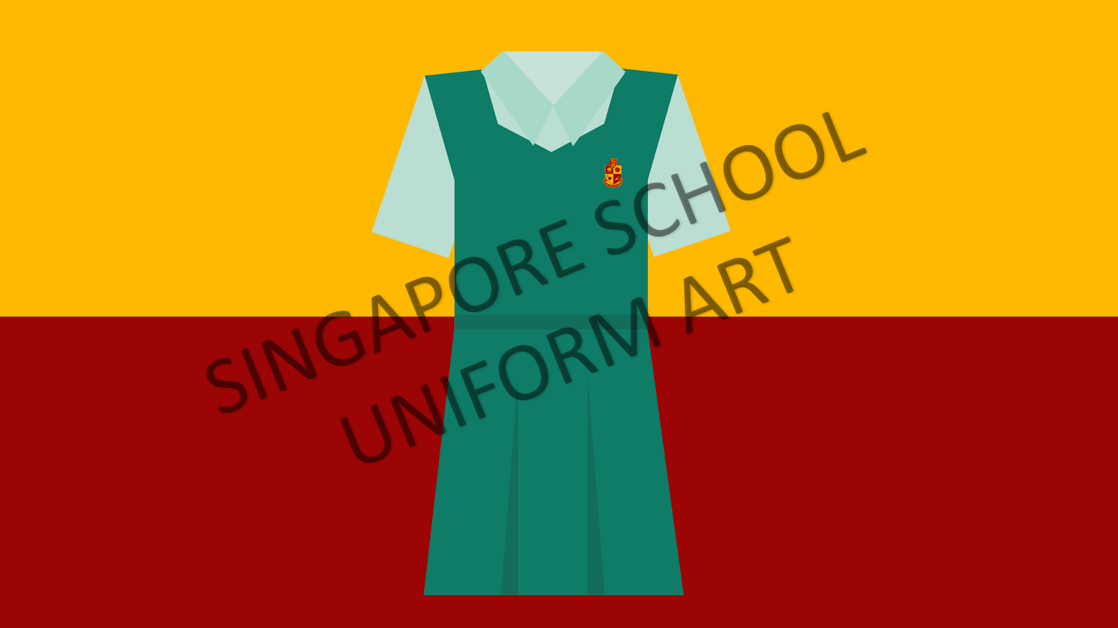 Tanjong Katong Girls' School Singapore School Uniform Art