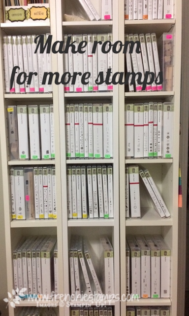 Organize stamp set, Stampin'Up!, Stamp room,