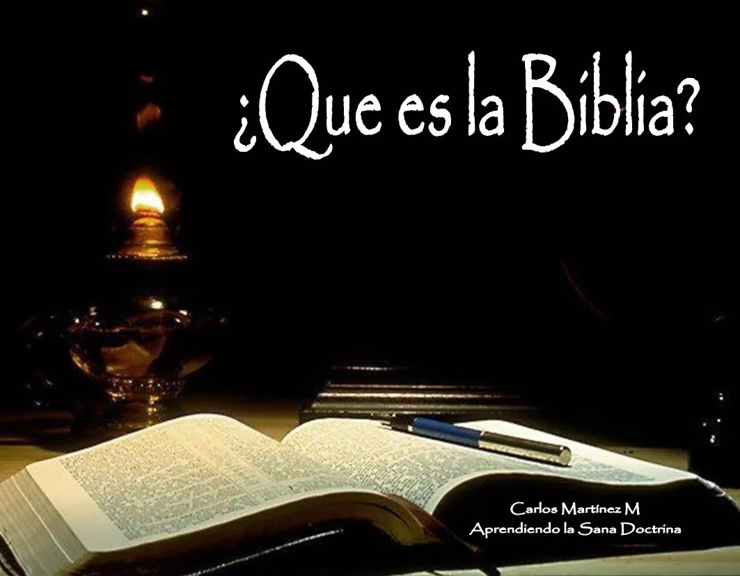 Aprendiendo la sana doctrina qu es la biblia 