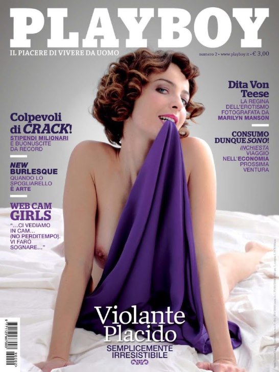 Revistarama Violante Placido Playboy Italia