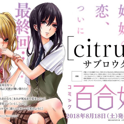 Manga yuri Citrus finalizará en agosto Manga yuri Citrus finalizará en agosto