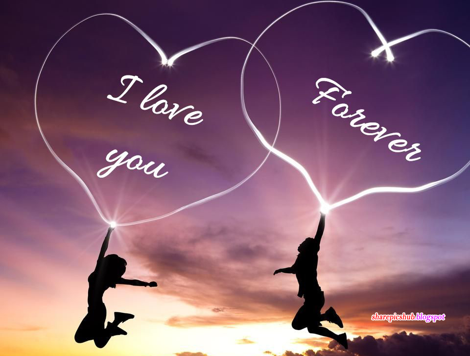 I Love You Forever | Beautiful Romantic Image Greeting Card | Share