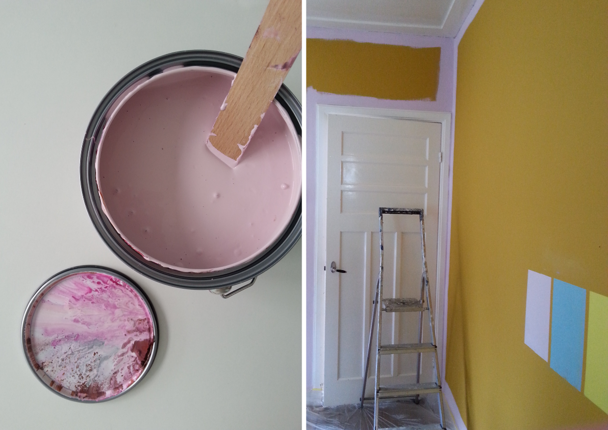 Confetti lab: flexa kleurtesters: spelen met kleur in je interieur Muur kleur grijs frkitchen