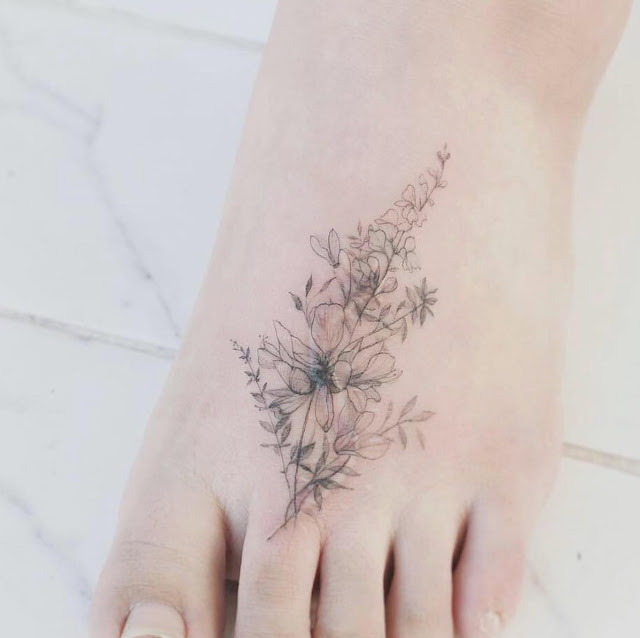 tatuagens femininas para os pés tatuagens femininas para os pés