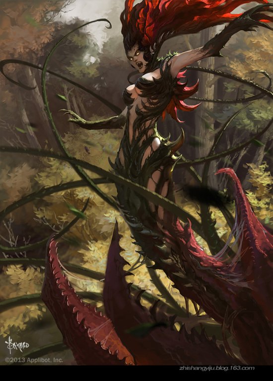 As impressionantes ilustrações de fantasia de Bayard Wu Bayard Wu deviantart ilustrações fantasia chinesa games