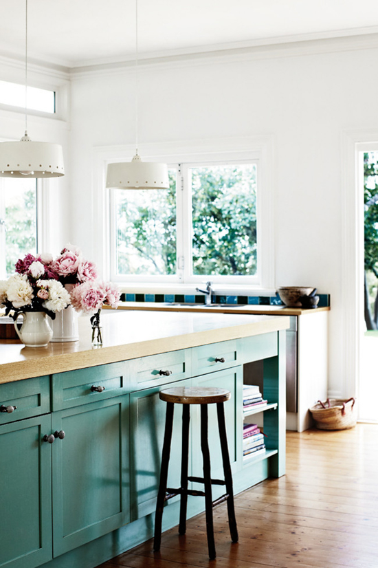 Turquoise accents in the kitchen | My Paradissi
