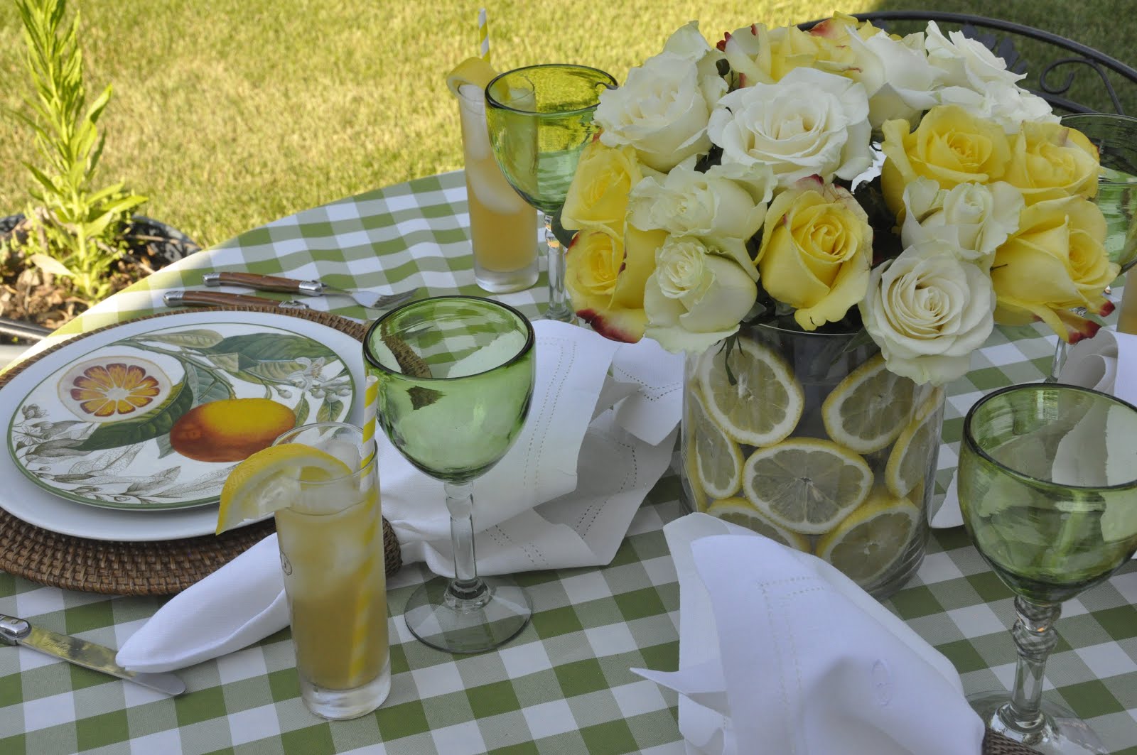 Lemon Tablescape