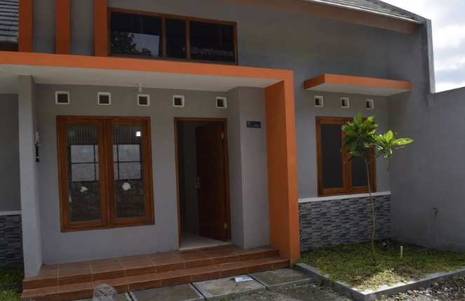 Rumah minimalis sederhana 1 lantai dengan batu alam