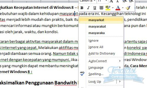 perbaikan otomatis pada kata yang salah ketik di microsoft word perbaikan otomatis pada kata yang salah ketik di microsoft word