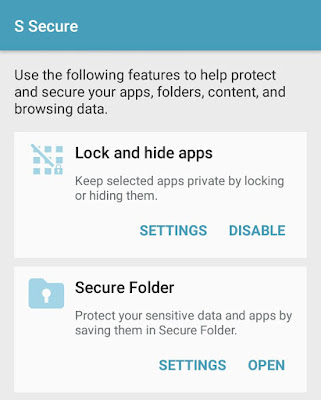 Samsung S Secure app