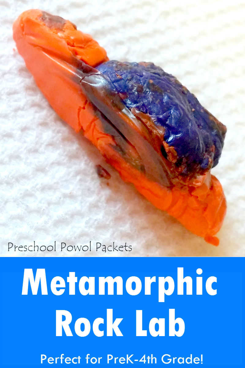 Metamorphic Rock Model Science Science Experiment Preschool Powol Packets