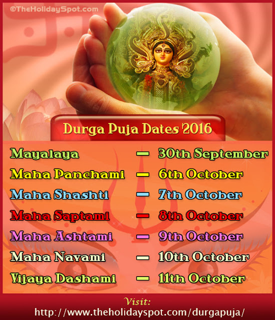 Durga Puja 2016 Date Durga Puja 2016 Date