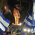 Disputa entre manifestantes de Niquinohomo por los colores de Sandino.