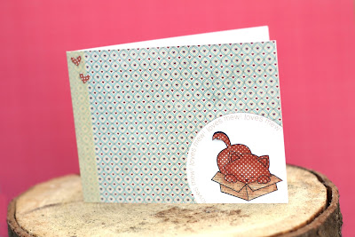 Cat Card by Elena Roussakis for Newton's Nook Designs