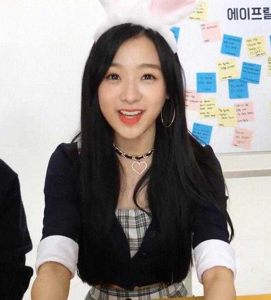 에이프릴 팬사인회 간접체험하기.gif | 인스티즈