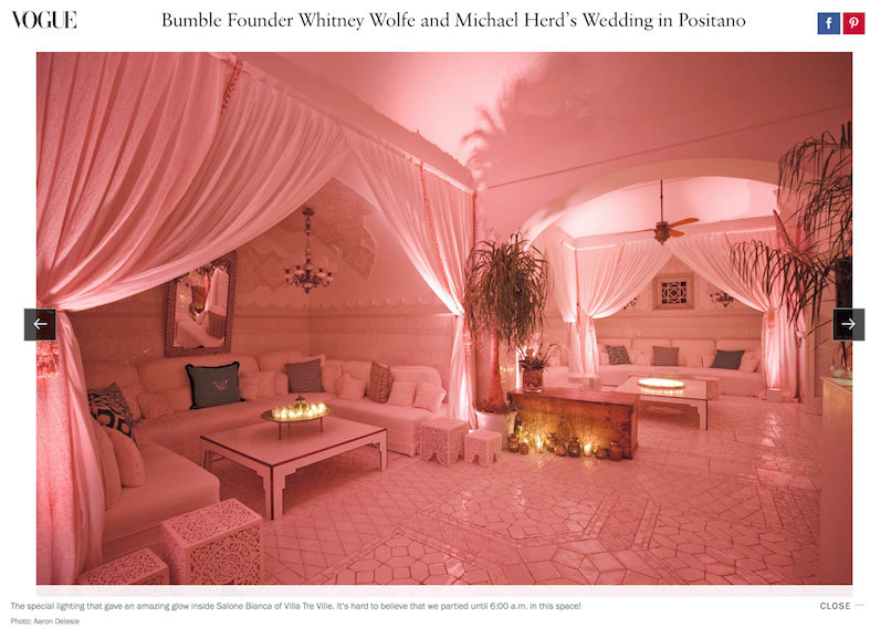 Luxury Capri (Italy) event destination and event planning design photos