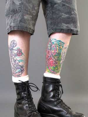 tattoos for men leg