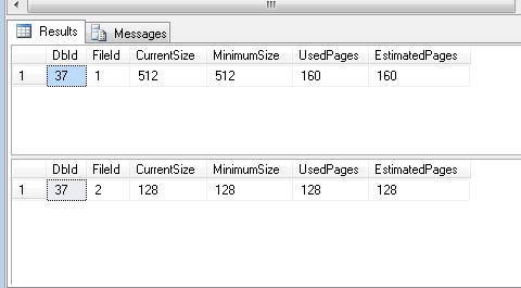 Find Free Space In Database | SQL Server : database free space vs data ...