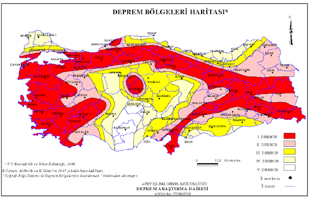 türkiye deprem risk haritası türkiye deprem risk haritası