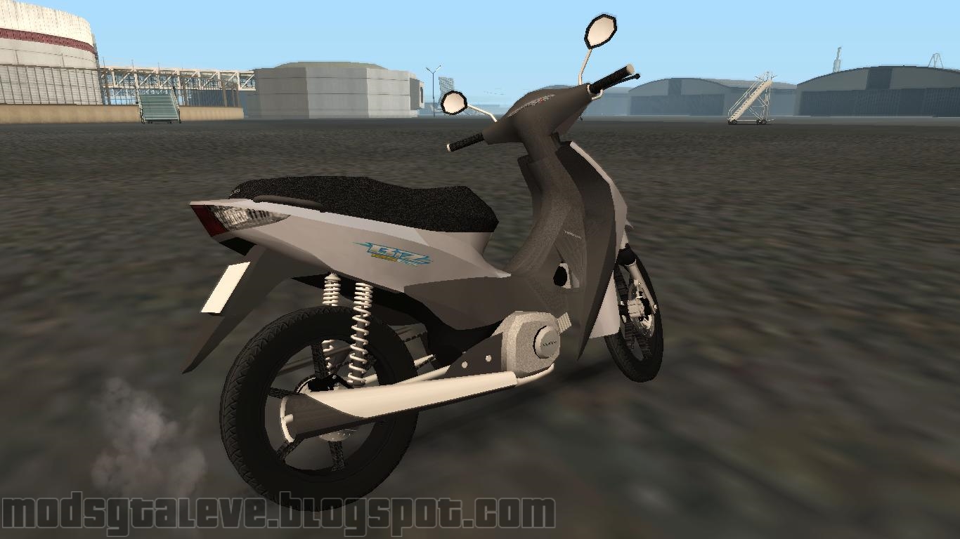 Honda Biz 125 2007 para GTA San Andreas - Jogos Palpite Digital