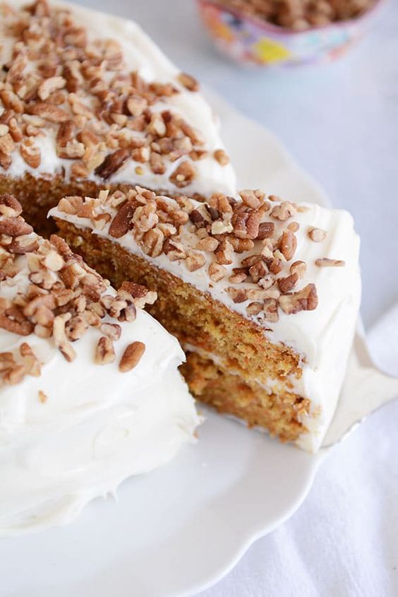 The Best Carrot Cake with Cream Cheese Frosting - Healthy Snacks Dairy Free