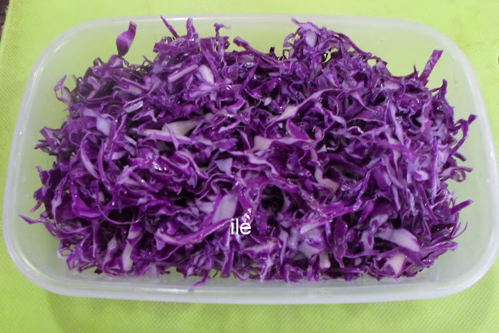 Pickle de repollo colorado o Lombarda agridulce - La cocina de ile