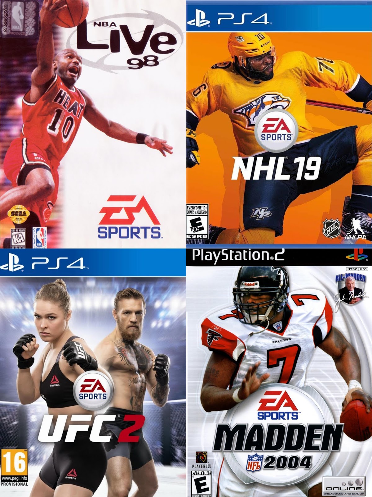 DAR Games 6 EA Sports Gaming Franchises