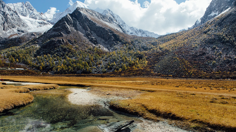 River and Mountains in China