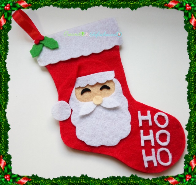 Bota Navideña de Papá Noel en Fieltro | Manualidades con Yoli