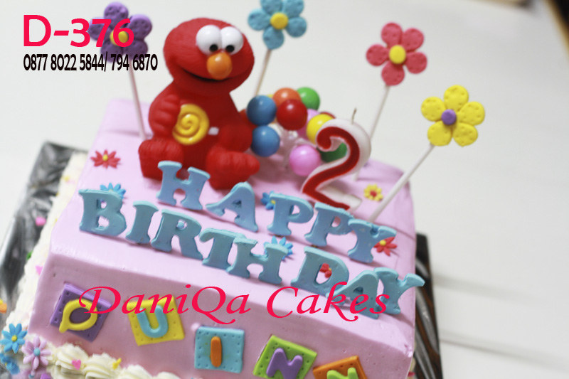 Sweety by Daniqa: Kue Ulang Tahun Elmo