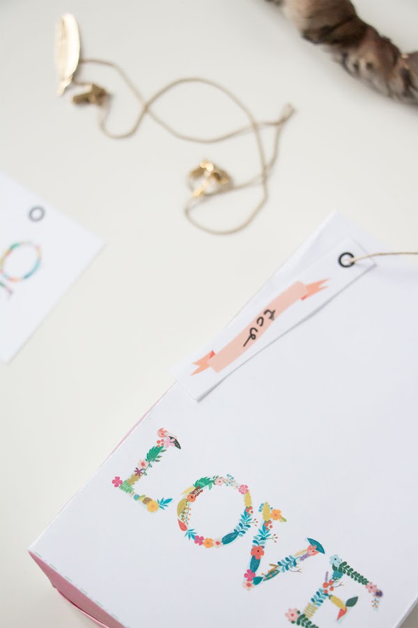 Packaing imprimible San Valentín