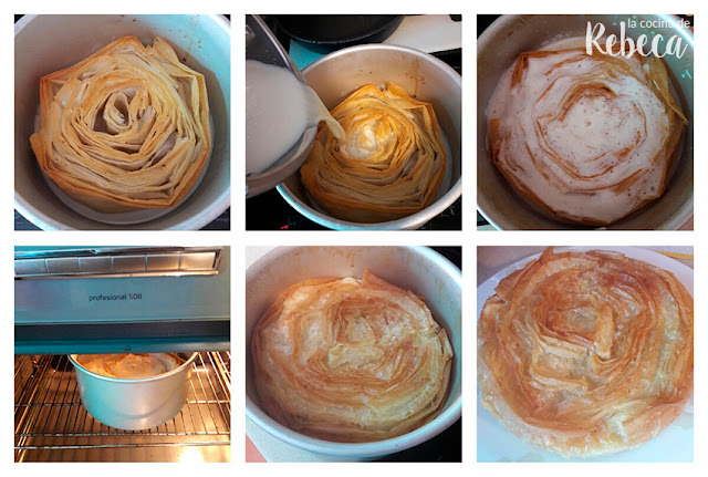 Receta de pastel crujiente de natillas (ruffled milk pie) 04
